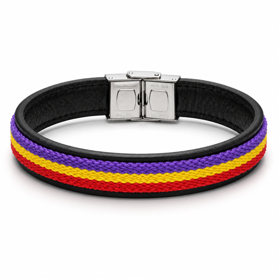 PULSERA CUERO REPÚBLICA